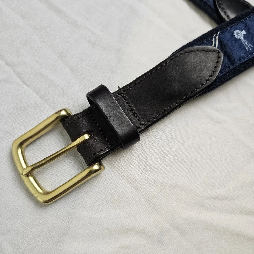 VINEYARD VINES RYDER CUP 2020 WHISTLING STRAITS GOLF BELT Mens Size 40 Navy Blue
